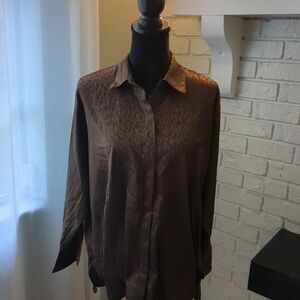 **3/$10** Old Navy Brown Button Down Shirt